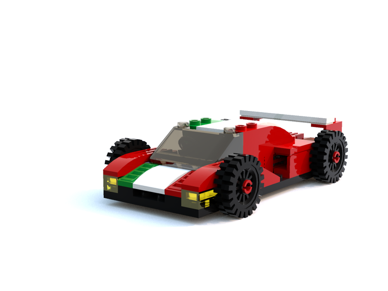 Illustration for article titled When I'm bored, I build racecars out of virtual Lego bricks